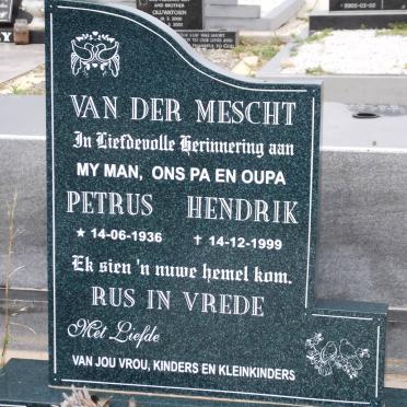 MESCHT Petrus Hendrik, van der 1936-1999