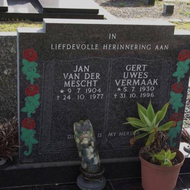 MESCHT Jan, van der 1904-1977 :: VERMAAK Gert Uwes 1930-1996