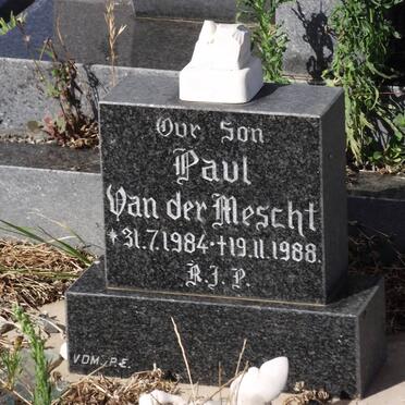 MESCHT Paul, van der 1984-1988