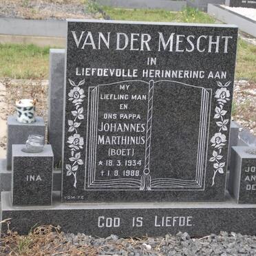 MESCHT Johannes Marthinus, van der 1934-1988