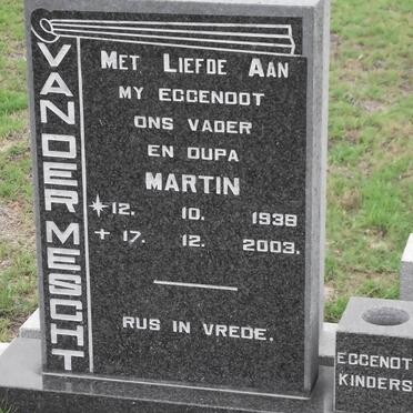 MESCHT Martin, van der 1938-2003