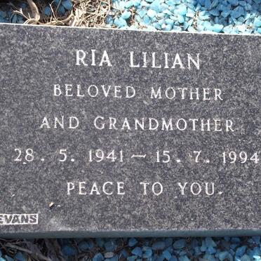 MESCHT Ria Lillian, van der 1941-1994