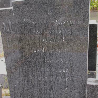 MEYER Jan Theunis 1923-1987