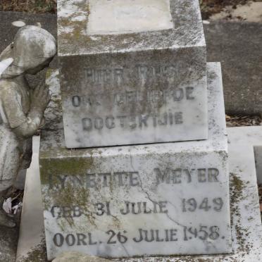 MEYER Lynette 1949-1958