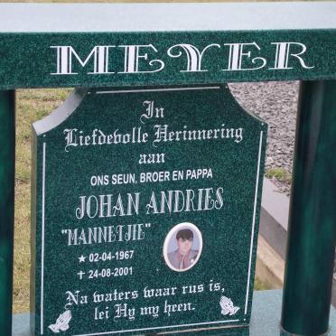 MEYER Johan Andries 1967-2001