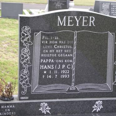 MEYER J.P.C. 1922-1993