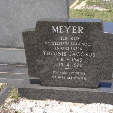 MEYER Theunis Jacobus 1945-1978