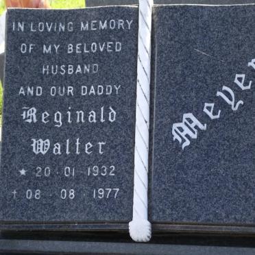 MEYER Reginald Walter 1932-1977