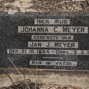 MEYER Johanna C. 1884-1961