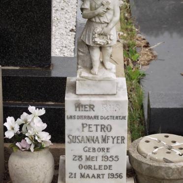 MEYER Petro Susanna 1955-1956