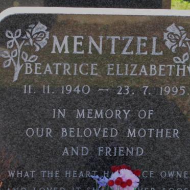 MENTZEL Beatrice Elizabeth 1940-1995