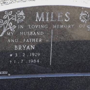 MILES Bryan 1929-1984