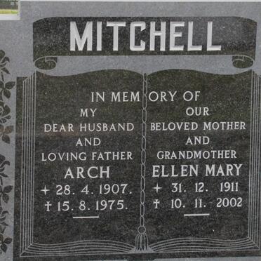 MITCHELL A.J. 1907-1975 &amp; Ellen Mary 1911-2002