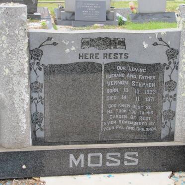MOSS Vernon Stephen 1933-1971