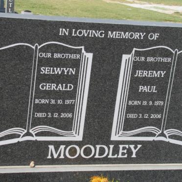 MOODLEY Selwyn Gerald 1977-2006 :: MOODLEY Jeremy Paul 1979-2006