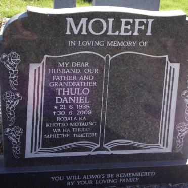 MOLEFI Thulo Daniel 1935-2009