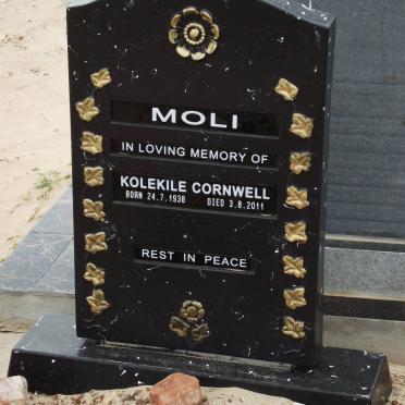 MOLI Kolekile Cornwell 1938-2011