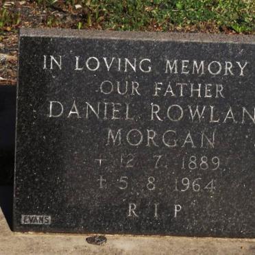 MORGAN Daniel Rowland 1889-1964