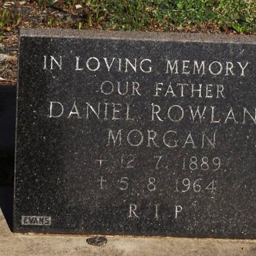 MORGAN Daniel Rowland 1889-1964