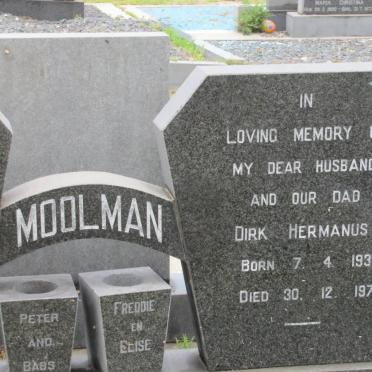 MOOLMAN Dirk Hermanus 1931-1971