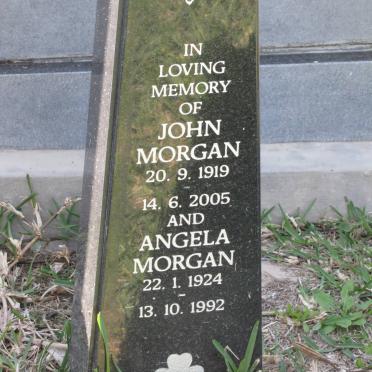 MORGAN John 1919-2005 &amp; Angela 1924-1992