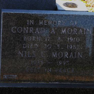 MORAIN Conrad A. 1910-1983 &amp; Nils C. 1933-1995