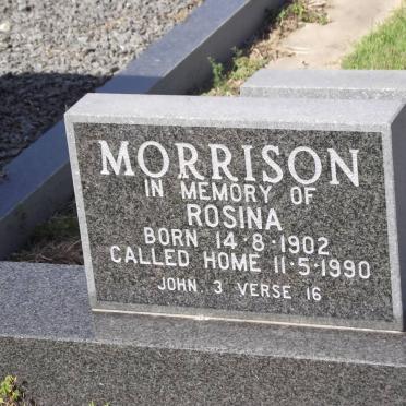 MORRISON Rosina 1902-1990