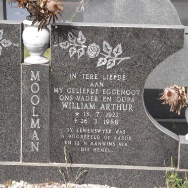MOOLMAN William Arthur 1922-1988