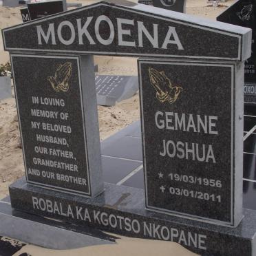 MOKOENA Gemane Joshua 1956-2011