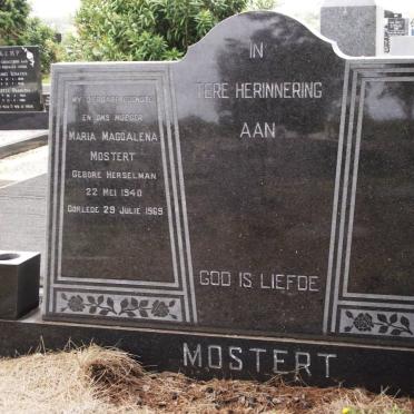 MOSTERT Maria Magdalena nee HERSELMAN 1940-1969
