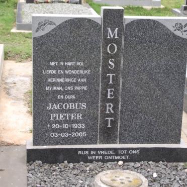 MOSTERT Jacobus Pieter 1933-2005