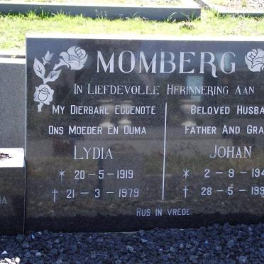 MOMBERG Lydia 1919-1979 :: MOMBERG Johan 1942-1997