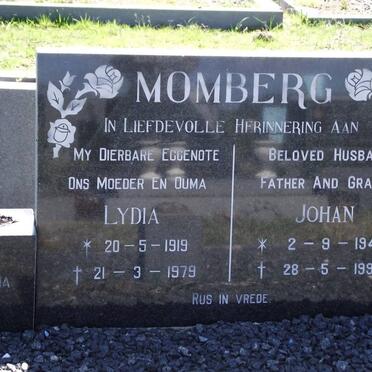 MOMBERG Lydia 1919-1979 :: MOMBERG Johan 1942-1997