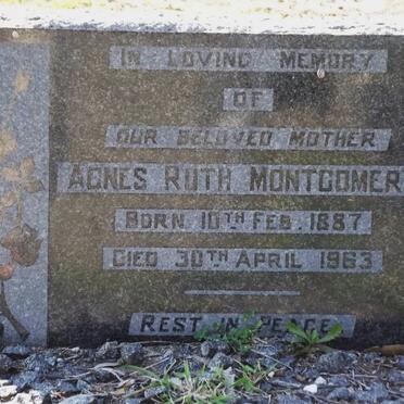 MONTGOMERY Agnes Ruth 1887-1963
