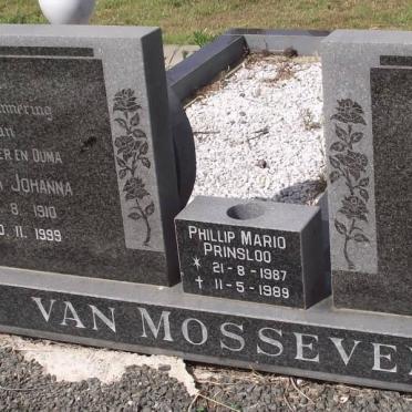 MOSSEVELD, van :: PRINSLOO