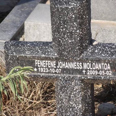 MOLOANTOA Fenefene Johanness 1923-2009
