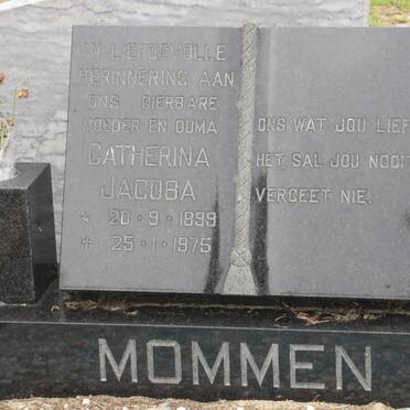 MOMMEN Catherina Jacoba 1899-1975