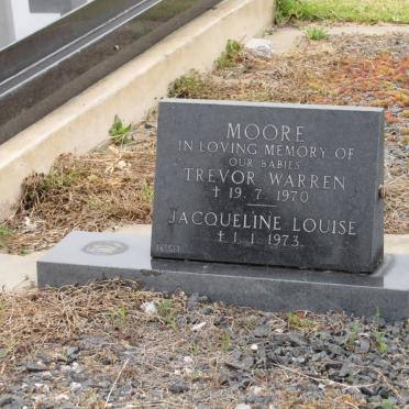 MOORE Trevor Warren -1970 :: MOORE Jaqueline Louise -1973
