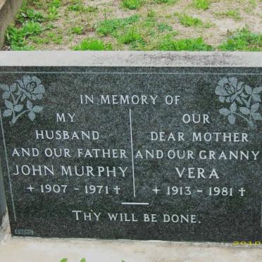 MURPHY John 1907-1971 &amp; Vera 1913-1981