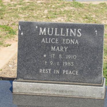 MULLINS Alice Edna Mary 1910-1985