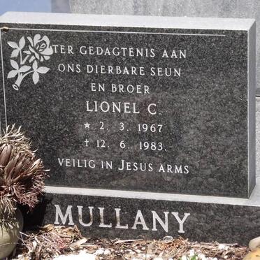 MULLANY Lionel C. 1967-1983