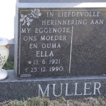 MULLER Ella 1921-1990
