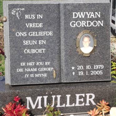 MULLER Dwyan Gordon 1979-2005