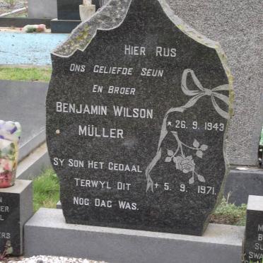 MULLER Benjamin Wilson 1943-1971