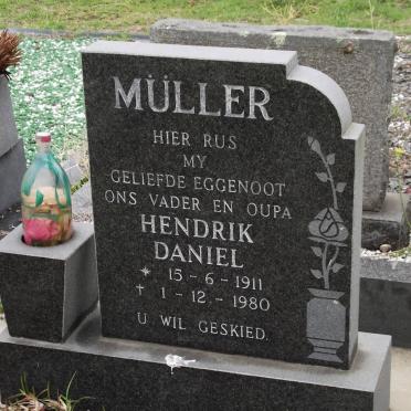 MULLER Hendrik Daniel 1911-1980