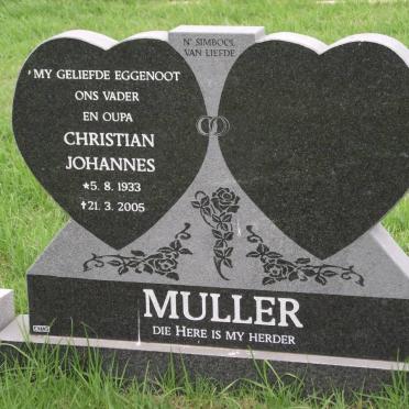MULLER Christian Johannes 1933-2005