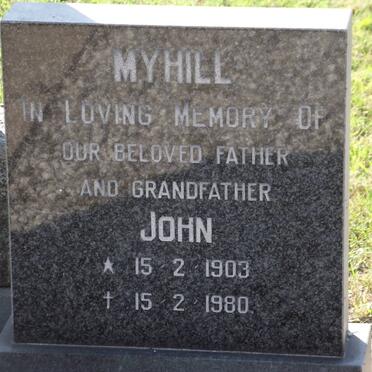 MYHILL John 1903-1980