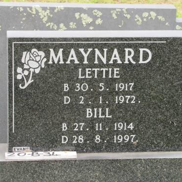 MYNARD William Henry Godfrey 1914-1997 &amp; A. 1917-1972