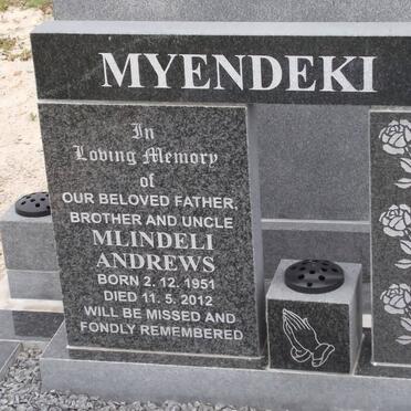 MYENDEKI Mlindeli Andrews 1951-2012