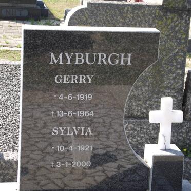 MYBURGH Gerry 1919-1964 &amp; Sylvia 1921-2000